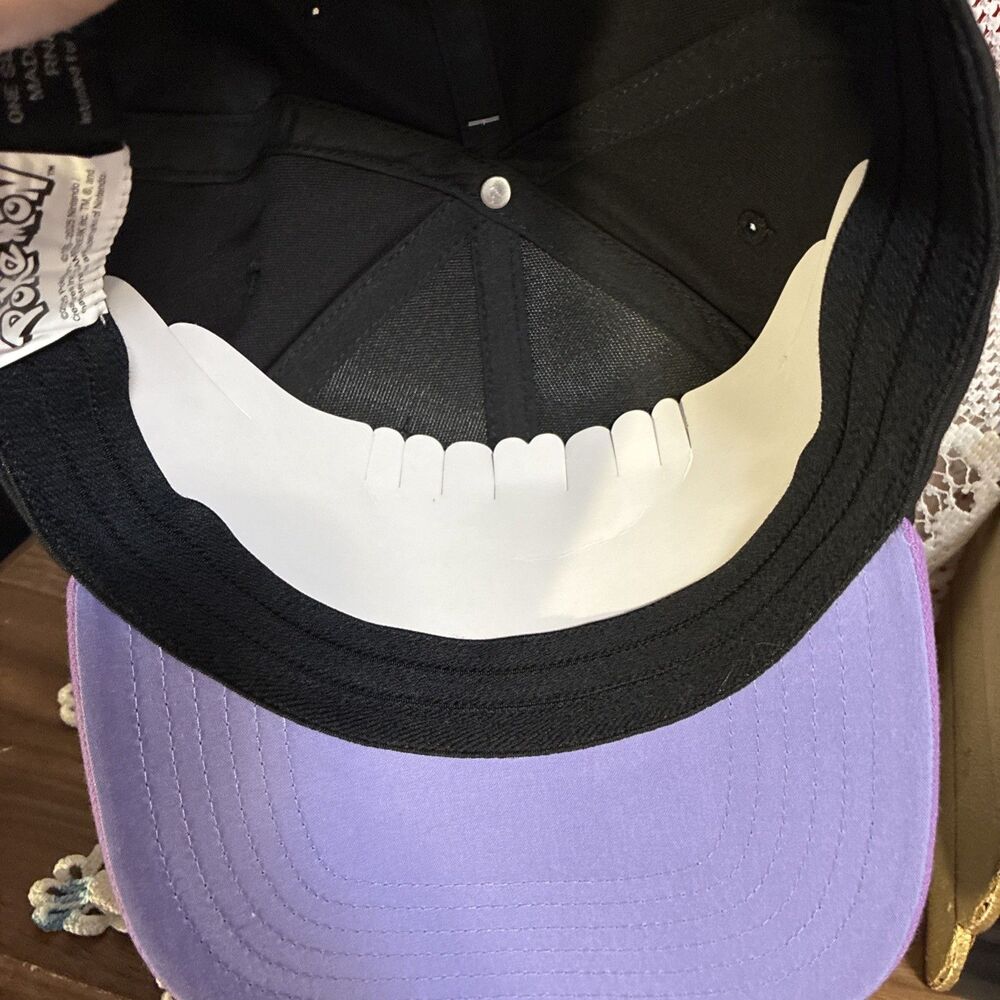 Pokémon Gengar Black Purple Adjustable Cotton Hat Animation Anime Manga - Picture 5 of 5